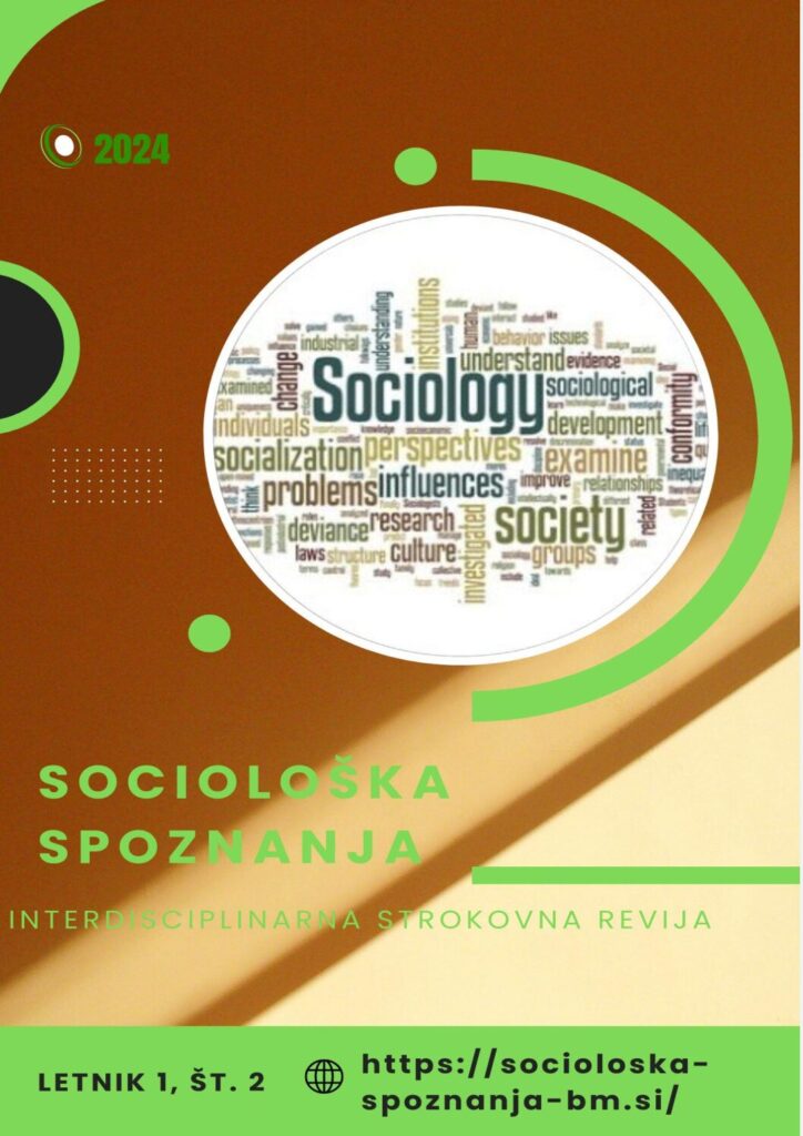 Sociološka spoznanja – letnik 1, št. 2., 2024