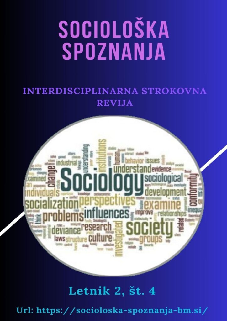 Sociološka spoznanja –  letnik 2, št. 4., 2025