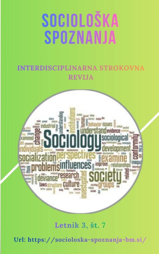 Sociološka spoznanja – letnik 3, št. 7, 2026