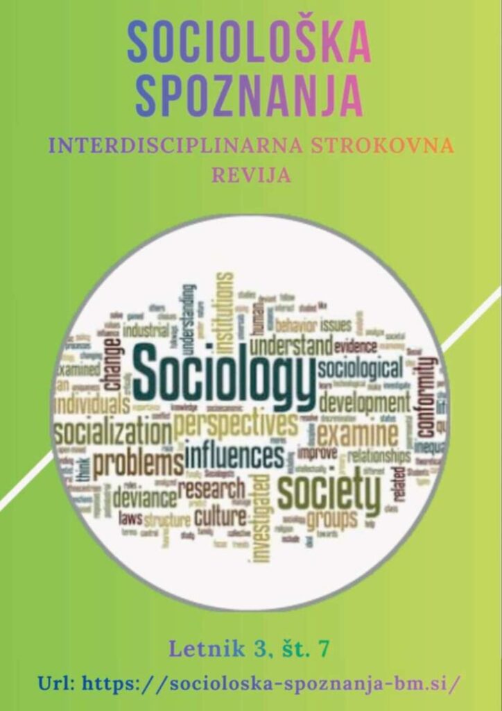 Sociološka spoznanja – letnik 3, št. 7, 2026