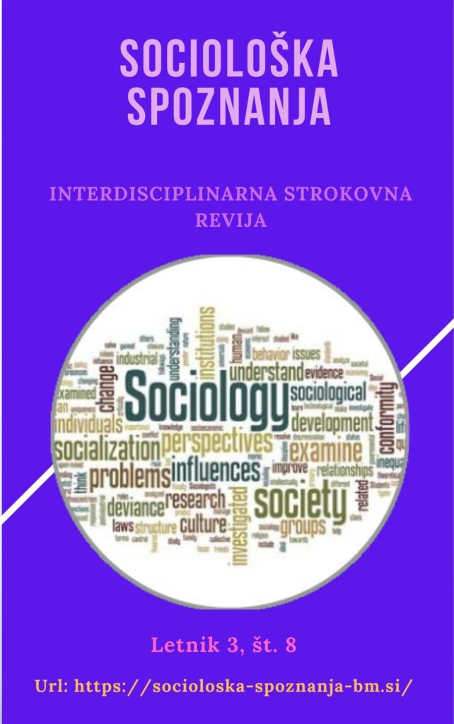 Sociološka spoznanja – letnik 3, št. 8, 2026