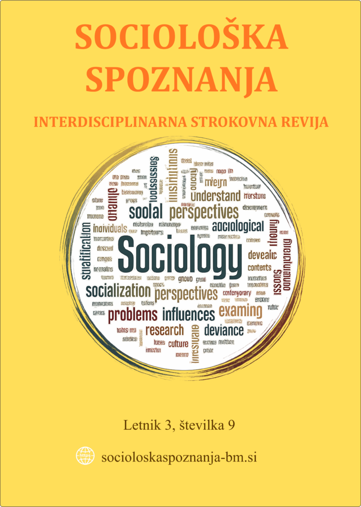 Sociološka spoznanja – letnik 3, št. 9, 2026